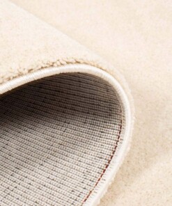 Tappeto rotondo in velluto Gala - Avorio - close up vouw, thumbnail