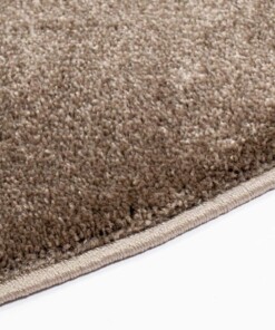 Tappeto rotondo in velluto Gala - Marrone - close up zijkant, thumbnail