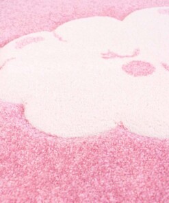 Tappeto bambini nuvola - Cloud rosa - close up materiaal, thumbnail