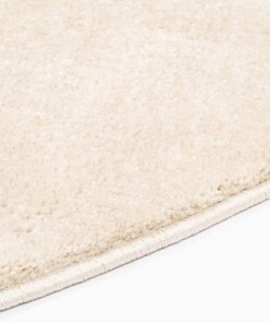 Tappeto rotondo in velluto Gala - Avorio - close up zijkant, thumbnail