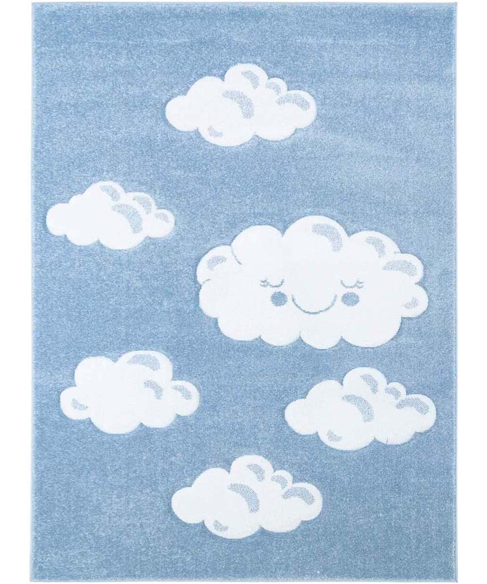 Tappeto bambini nuvola - Cloud blu - overzicht boven Tappeto bambini nuvola - Cloud blu - overzicht boven