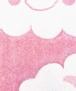 Tappeto bambini nuvola - Cloud rosa - close up materiaal, thumbnail