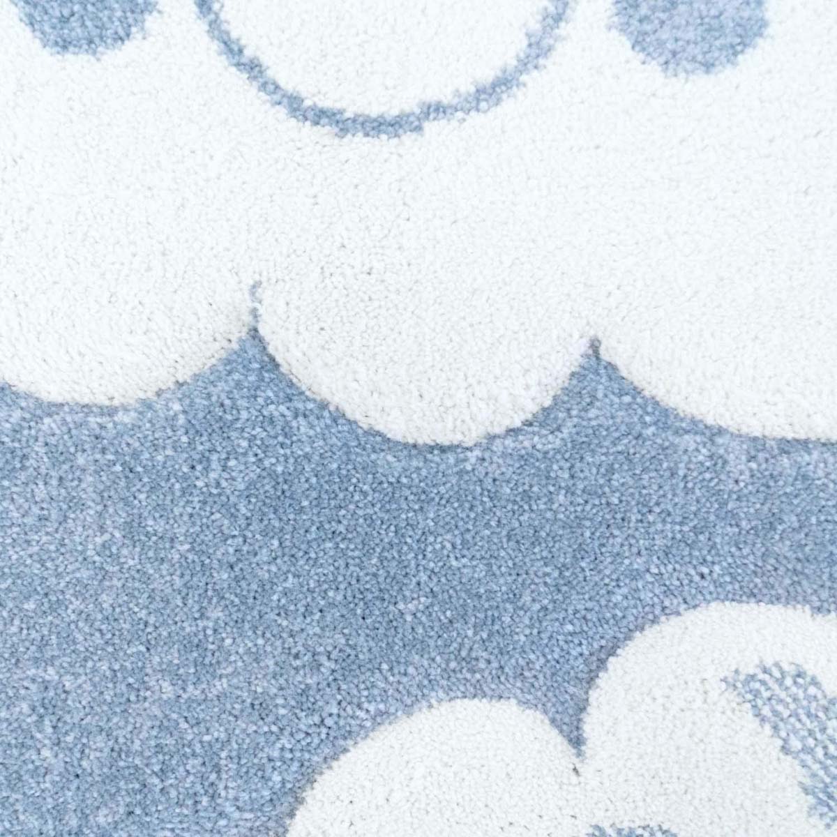 Tappeto bambini nuvola - Cloud blu - close up materiaal Tappeto bambini nuvola - Cloud blu - close up materiaal