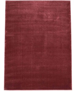 Tappeto quadrato in velluto Gala - Rosso - overzicht boven, thumbnail