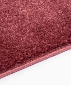 Tappeto quadrato in velluto Gala - Rosso - close up zijkant, thumbnail