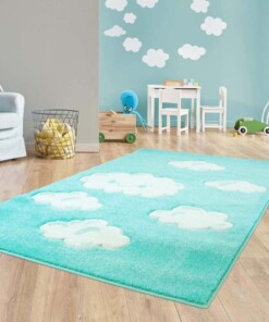 Tappeto bambini nuvola - Cloud blu menta - sfeer