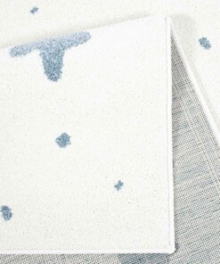 Tappeto bambini con stelle - Lyra crema/blu - close up vouw, thumbnail Tappeto bambini con stelle - Lyra crema/blu - close up vouw, thumbnail