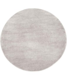 Tappeto rotondo in velluto Gala - Grigio - overzicht boven, thumbnail