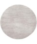 Tappeto rotondo in velluto Gala - Grigio - overzicht boven, thumbnail