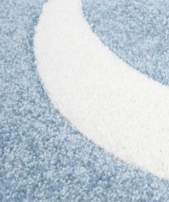 Tappeto cameretta - Anchor blu - close up materiaal, thumbnail