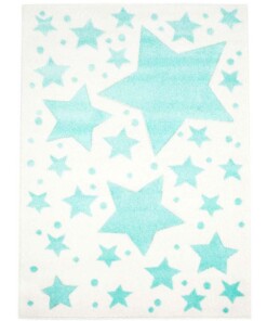 Tappeto bambini quadrato stelle - Stella grigio/crema - overzicht boven