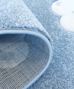 Tappeto bambini nuvola - Cloud blu - close up vouw, thumbnail Tappeto bambini nuvola - Cloud blu - close up vouw, thumbnail