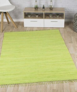 Tappeto kilim - Bomull verde - sfeer