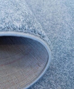 Tappeto cameretta - Softpile blu - close up vouw, thumbnail