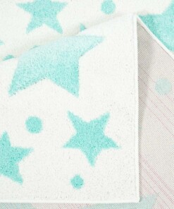 Tappeto bambini quadrato stelle - Stella grigio/crema - close up vouw, thumbnail