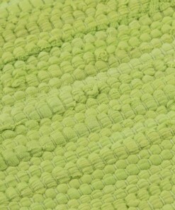 Tappeto kilim - Bomull verde - close up materiaal, thumbnail