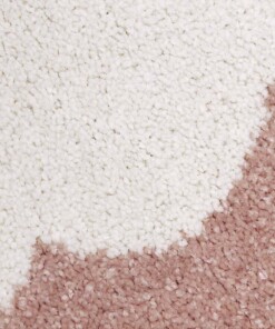 Tappeto cameretta - Andes rosa/bianco - close up materiaal, thumbnail