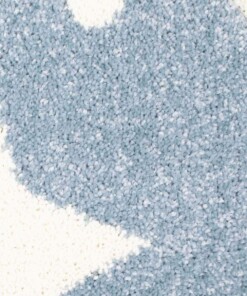 Tappeto bambini quadrato stelle - Stella blu/crema - close up materiaal, thumbnail