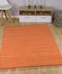 Tappeto kilim - Bomull terracotta - sfeer