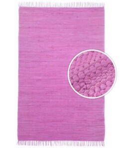 Passatoia kilim - Bomull viola - overzicht boven