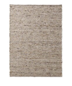 Tappeto in lana tessuto a mano Oslo - Beige/Crema - overzicht boven