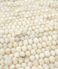 Tappeto in lana tessuto a mano Ylva - Beige - close up materiaal, thumbnail Tappeto in lana tessuto a mano Ylva - Beige - close up materiaal, thumbnail