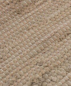 Tappeto kilim - Bomull beige/bianco - close up materiaal, thumbnail