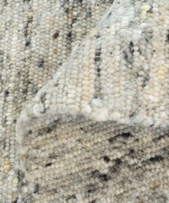 Tappeto in lana tessuto a mano Veve - Grigio/Crema - close up vouw, thumbnail Tappeto in lana tessuto a mano Veve - Grigio/Crema - close up vouw, thumbnail