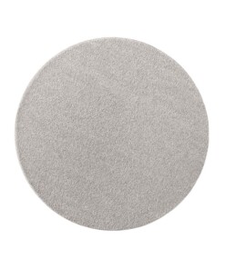 Tappeto rotondo a pelo raso Qualis - Grigio - overzicht boven