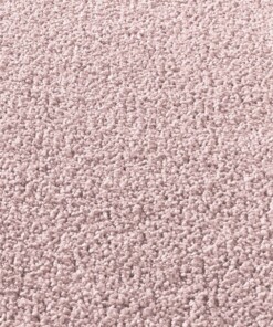 Tappeto rotondo a pelo raso Qualis - Rosa - close up materiaal, thumbnail