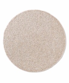 Tappeto rotondo a pelo lungo Classic - Crema - overzicht boven, thumbnail