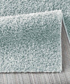 Tappeto a pelo lungo Classic - Azzurro - close up vouw, thumbnail Tappeto a pelo lungo Classic - Azzurro - close up vouw, thumbnail