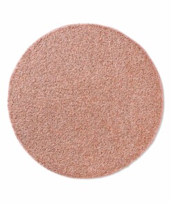 Tappeto rotondo a pelo lungo Classic - Rosa - overzicht boven, thumbnail Tappeto rotondo a pelo lungo Classic - Rosa - overzicht boven, thumbnail