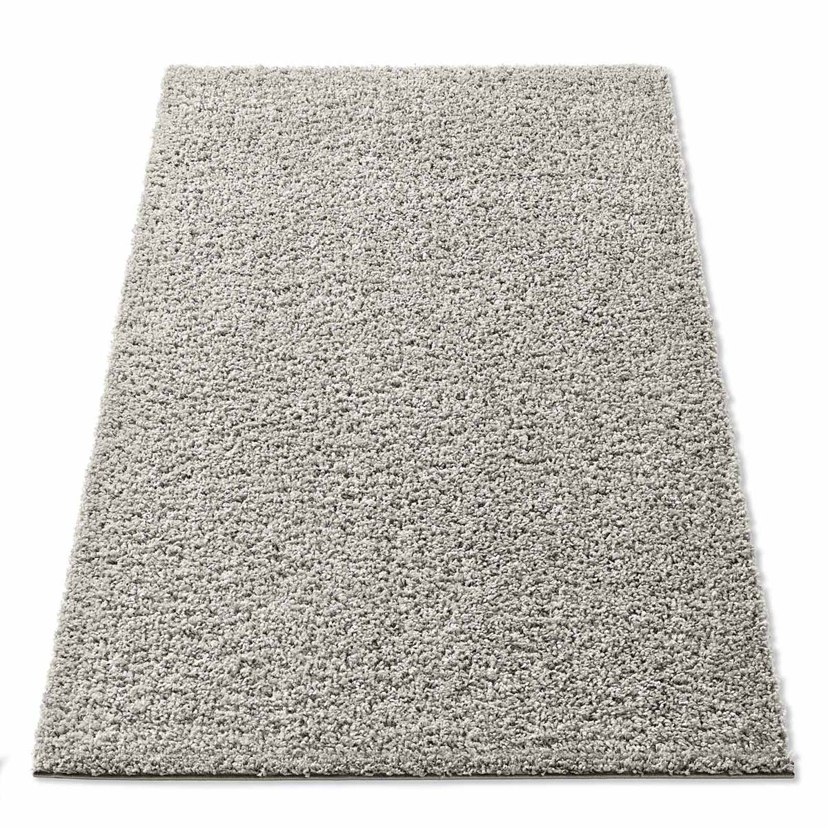 Tappeto pelo lungo quadrato - Spectrum grigio chiaro - overzicht schuin Tappeto pelo lungo quadrato - Spectrum grigio chiaro - overzicht schuin