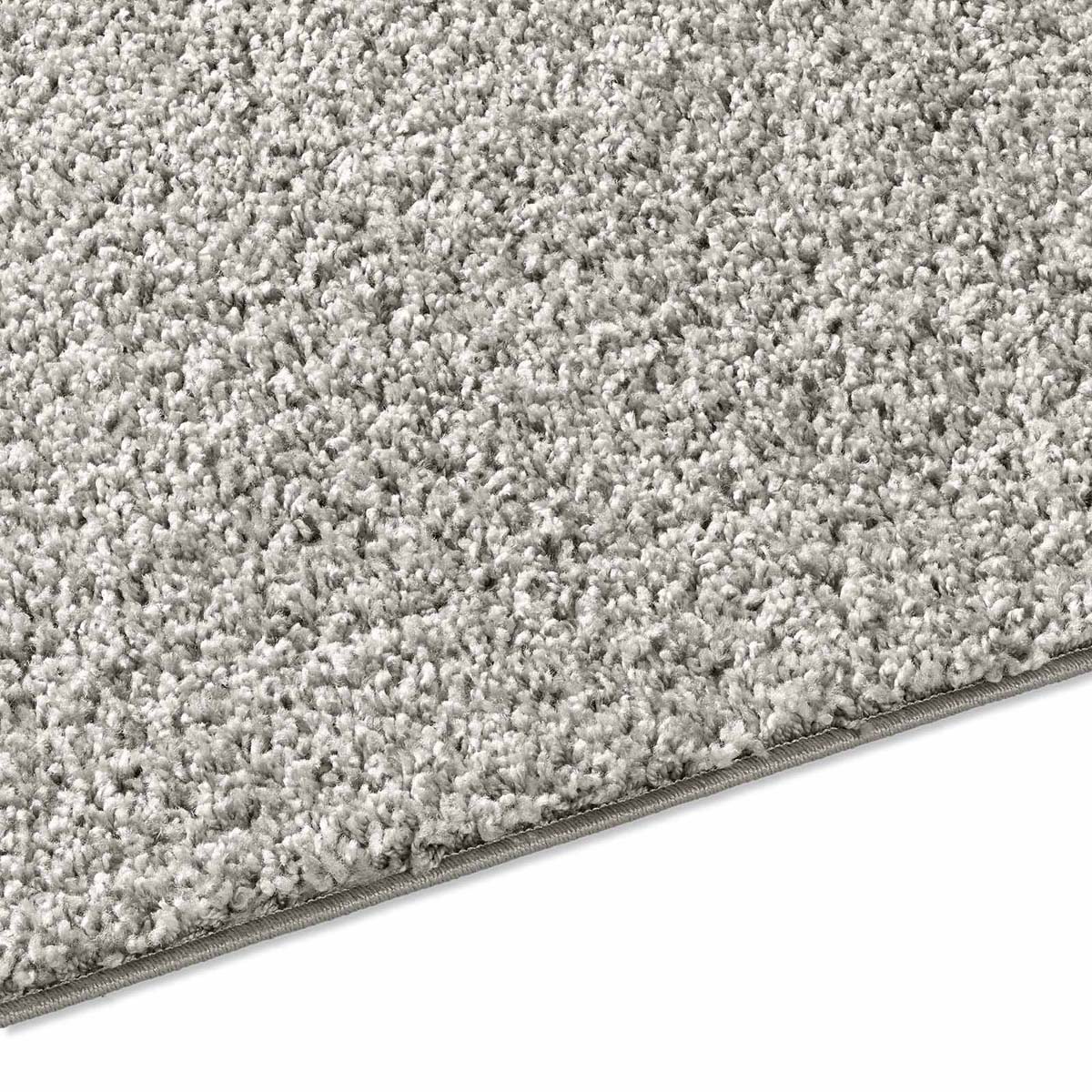 Tappeto pelo lungo quadrato - Spectrum grigio chiaro - close up zijkant Tappeto pelo lungo quadrato - Spectrum grigio chiaro - close up zijkant