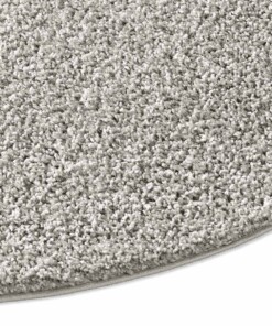 Tappeto rotondo pelo lungo - Spectrum grigio chiaro - close up zijkant, thumbnail