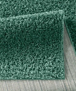 Tappeto pelo lungo - Spectrum giada - close up vouw, thumbnail