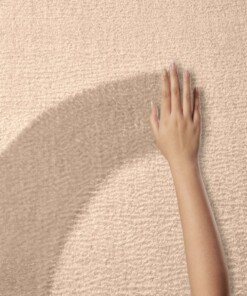 Tappeto soffice rotondo Loft - Beige (lavabile a 30°C)