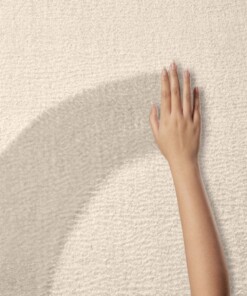 Tappeto soffice Loft - Crema (lavabile a 30°C) - close up materiaal, thumbnail Tappeto soffice Loft - Crema (lavabile a 30°C) - close up materiaal, thumbnail