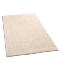 Tappeto soffice Loft - Crema (lavabile a 30°C) - overzicht schuin
