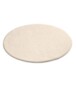 Tappeto soffice rotondo Loft - Crema (lavabile a 30°C) - overzicht schuin, thumbnail