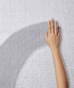 Tappeto soffice Loft - Grigio (lavabile a 30°C) - close up materiaal, thumbnail