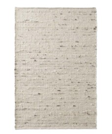 Tappeto in lana tessuto a mano Oslo - Crema/Grigio - overzicht boven, thumbnail