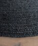 Tappeto rotondo in juta Pure - Nero [edizione speciale]
