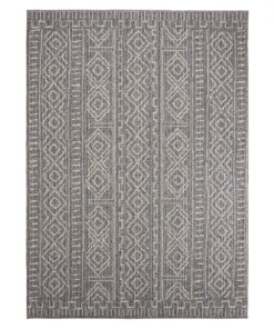 Tappeto da esterno Aztec Dreams - Grigio - overzicht boven