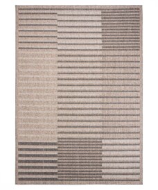 Tappeto da esterno a quadri Urban - Rosa antico - overzicht boven, thumbnail