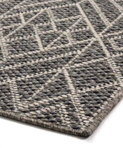 Passatoia da esterno Jupiter - Grigio/Crema - close up hoek, thumbnail