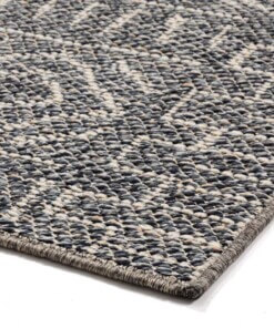 Tappeto da esterno Aztec Dreams - Grigio - close up hoek, thumbnail