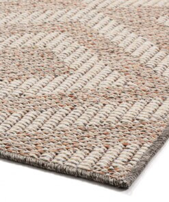 Tappeto da esterno Raute Kjeld - Rosa antico/Crema - close up hoek, thumbnail Tappeto da esterno Raute Kjeld - Rosa antico/Crema - close up hoek, thumbnail