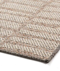 Passatoia da esterno effetto pietra - Rosa antico/Crema - close up hoek, thumbnail Passatoia da esterno effetto pietra - Rosa antico/Crema - close up hoek, thumbnail